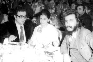 مع الفنانة ماجدة الرومي وزوجها 1979