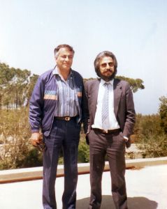 مع عبد الرحمن مجيد الربيعي 1986